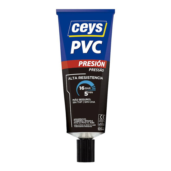 Ceys Adhésif PVC pression tube 125 ml Ceys Adhésif PVC pression tube 125 ml