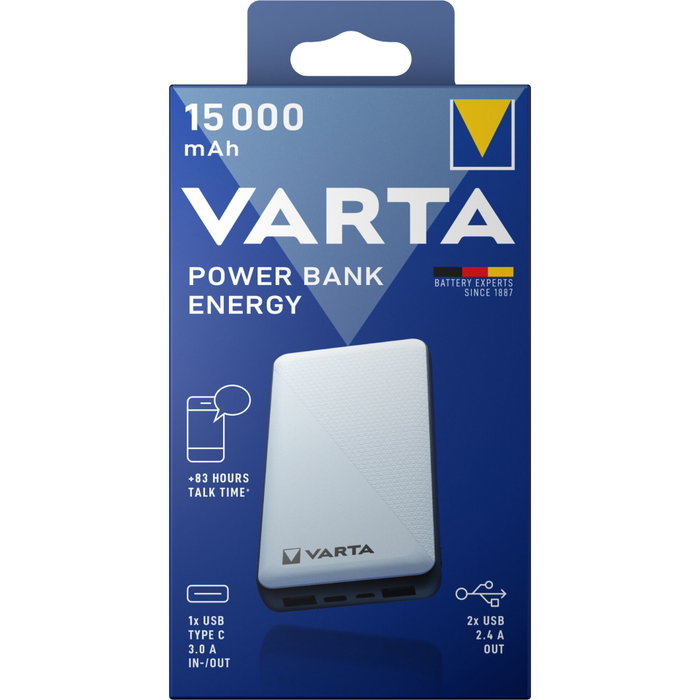 Varta Power bank energy 15.000 mAh Varta Power bank energy 15.000 mAh