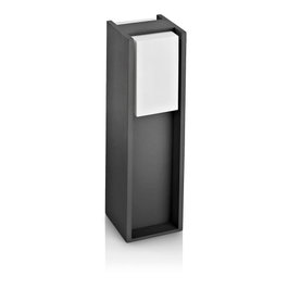 Philips Balise LED Bridge E27 Aluminium Anthracite IP44 14W Ampoule Incluse 12,1 x 40,2 x 12,1 cm