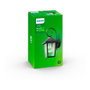 Philips Aplique extérieur Buzzard E27 Max 60W Noir IP44 Aluminium 17,5x29x13 cm