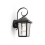 Philips Aplique extérieur Buzzard E27 Max 60W Noir IP44 Aluminium 17,5x29x13 cm