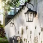 Philips Buzzard - Applique murale extérieure design vintage, Noir, IP44, culot E27 - Pour éclairage de jardin ou façade