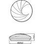 Philips Shell Plafonnier LED circulaire 10 W 4000 K Blanc