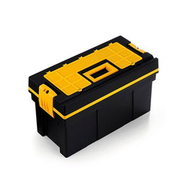Terry Coffre à outils professionnel Tool Chest 22, 57,5 x 27,5 x 29 cm, polypropylène jaune et noir