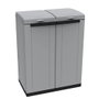 Poubelle recyclage Noir/Gris
