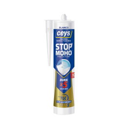 Ceys Silicona stop moho x5 baños y cocinas blanc 280 ml