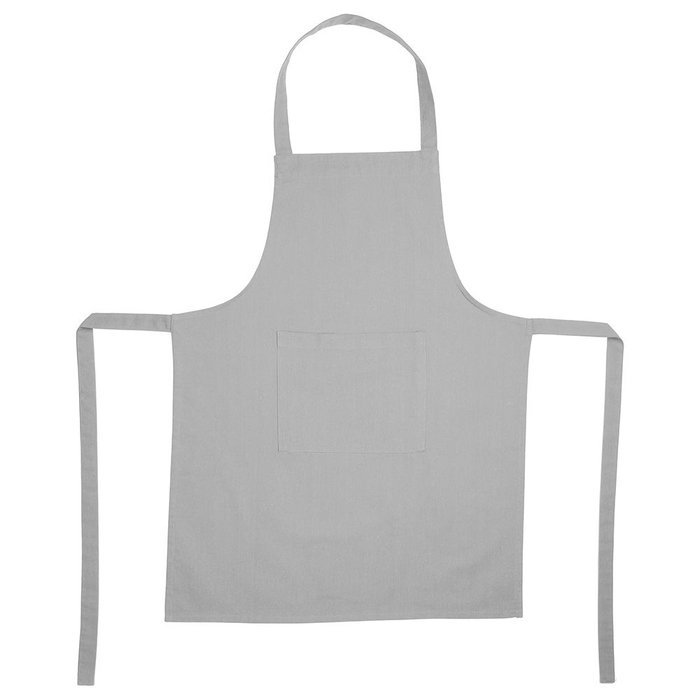 Tablier avec Poche Atmosphera Coton Gris clair 60 x 80 cm Tablier avec Poche Atmosphera Coton Gris clair 60 x 80 cm