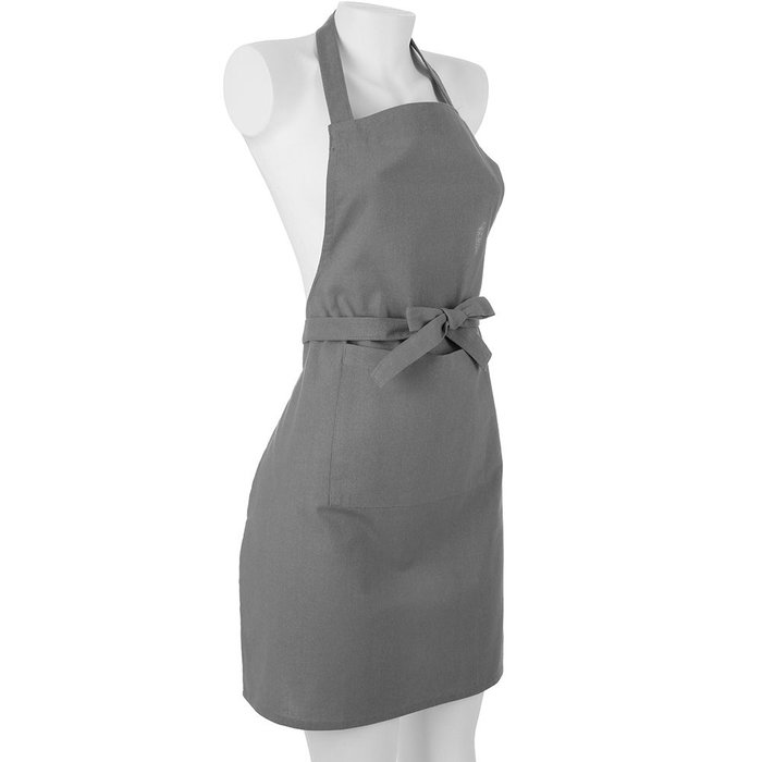 Tablier avec Poche Atmosphera Coton Gris clair 60 x 80 cm Tablier avec Poche Atmosphera Coton Gris clair 60 x 80 cm