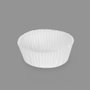 Best Products Moules en papier pour magdalenas blanc ø4 x 2,5 cm, 80 uds