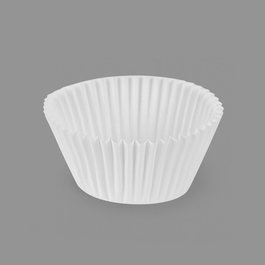 Best Products Moules pour magdalenas en papier blanc, 60 pièces