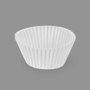 Best Products Moules en papier pour magdalenas blanc ø4,8 x 3,4 cm, 60 uds