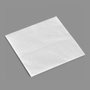 Best Products Serviettes en papier blanches 1 pli 30 x 30 cm, 80 uds