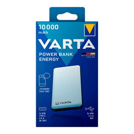Varta Power Bank 10 000 mAh 100/240 V 73x15x138 mm 4 ports USB A/C avec câble Micro USB