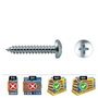 Celo Vis à tôle Phillips 3,5 x 9,5 mm, Zincée, Boîte de 1000 unités