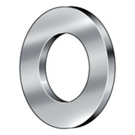 Celo Boîte de 250 rondelles lisses DIN/ref 125a ø10mm zinguées