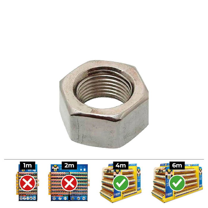 Ecrou CELO din/ref 934 10 Ø 10 mm (250 Unités) Ecrou CELO din/ref 934 10 Ø 10 mm (250 Unités)