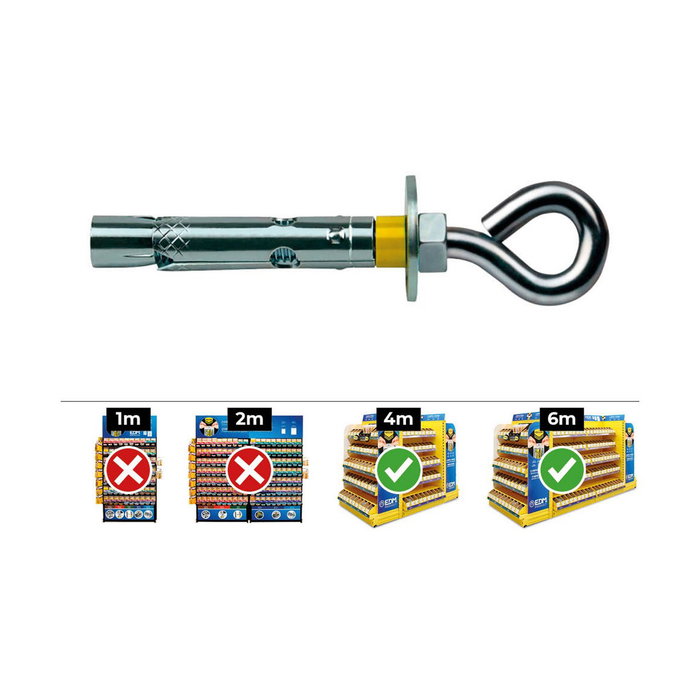 Boîte à vis CELO Ø 8 X 45 MM 100 Unités zingage Boîte à vis CELO Ø 8 X 45 MM 100 Unités zingage