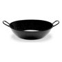 Vaello Poêle creuse avec anses Noir Acier émaillé (Ø 28 cm)