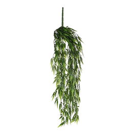 Mica Decorations Pot suspendu en bambou Vert Ø15 x 80 cm