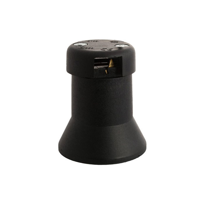 Solera Portalampes guirlande E27 noir pour câble plat 5x13mm Solera Portalampes guirlande E27 noir pour câble plat 5x13mm