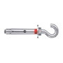 Fischer Anclaje metálico FSL 8 finition crochet M6 x 45 mm, sac de 4 unités