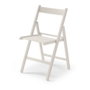 Silla plegable en bois blanc crudo avec dimensions 79 x 42,5 x 47,5 cm
