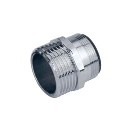 Gardena Adaptateur fileté pour raccordement au robinet de cuisine mâle Ø26,5mm (3/4) vers mâle M24x1mm acier inoxydable chromé