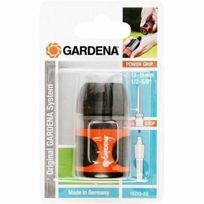 Gardena Raccord d'arrosage Aquastop Ø13mm & Ø15mm