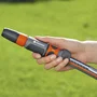 Gardena - Raccord d'arrosage Aquastop pour tuyau Ø19mm - Anti-écoulement d'eau - Technologie Power Grip - Garantie 5 ans