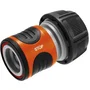 Gardena - Raccord d'arrosage Aquastop pour tuyau Ø19mm - Anti-écoulement d'eau - Technologie Power Grip - Garantie 5 ans