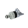 Gardena Raccord rapide à collier pour robinet sans filet Ø14-17 mm, gris, polypropylène