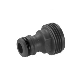 Gardena Conecteur fileté mâle 3/4 pouce anti-UV et antigel, polypropylène gris