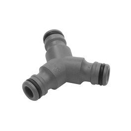 Gardena Raccord de dérivation triple en Y de 3/4 pouce à 1/2 pouce, Gris