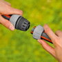 Gardena Réparateur de tuyau 1/2" - 5/8" (13-15mm) Polypropylène Gris Anti-UV Anti-gel