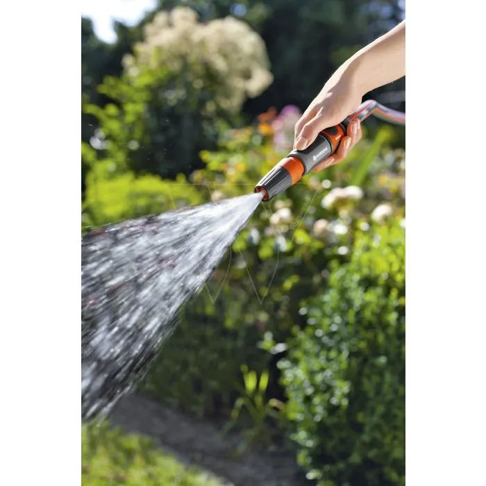 Gardena Nécessaire de base Adapté tuyau Ø15mm Kit complet arrosage avec lance Compatibilité Original GARDENA System Garantie 2ans
