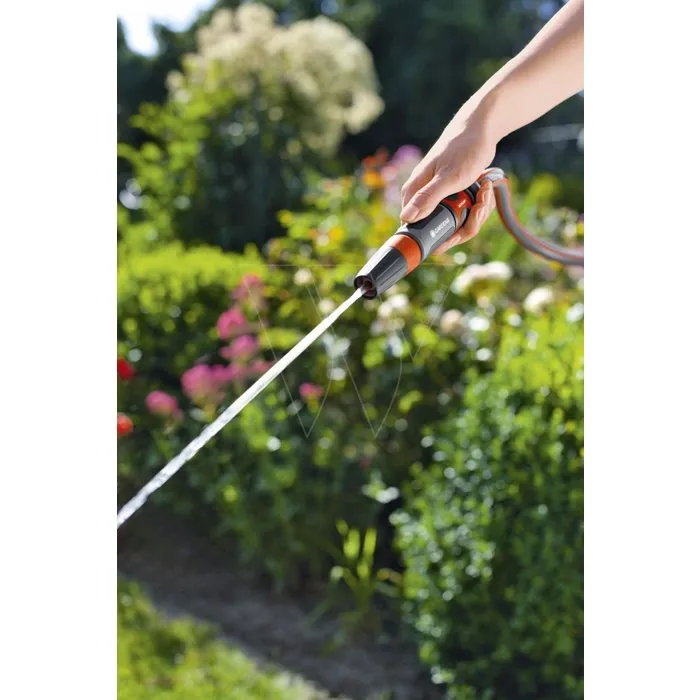 Gardena Nécessaire de base Adapté tuyau Ø15mm Kit complet arrosage avec lance Compatibilité Original GARDENA System Garantie 2ans