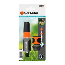 Gardena Lance d'arrosage et connecteurs 1/2" - 5/8" avec arrêt d'eau, blister