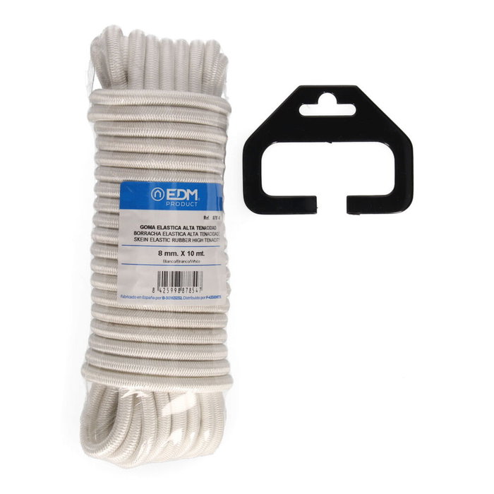 corde élastique EDM 87854 Blanc 10 m