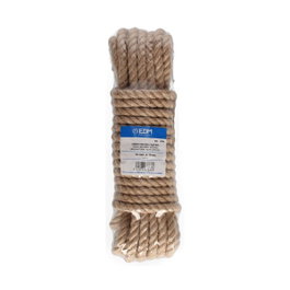 Edm Corde en jute naturelle 3 brins 10 mm x 10 m