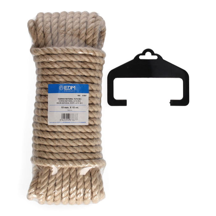 Corde EDM 87867 Naturel Jute 15 m
