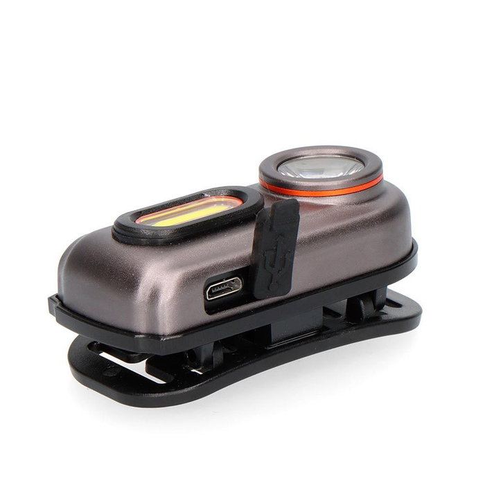 Edm Wildtrack TX3 Lampe frontale LED rechargeable 400 lm 5 W + 100 lm 3 W, lumière froide 6500 K et rouge, batterie lithium 300 mAh, aluminium, 63 x 25 x 33 mm Edm Wildtrack TX3 Lampe frontale LED rechargeable 400 lm 5 W + 100 lm 3 W, lumière froide 6500 K et rouge, batterie lithium 300 mAh, aluminium, 63 x 25 x 33 mm