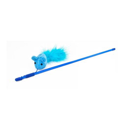 Nayeco Jouet pour chats canne avec souris et plume 48 cm