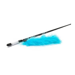 Nayeco Jouet pour chat tige avec plumes colorées 48 cm