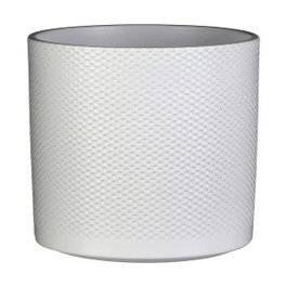 Mica Decorations Cache-pot Era en céramique blanc Ø23 x 21,5 cm