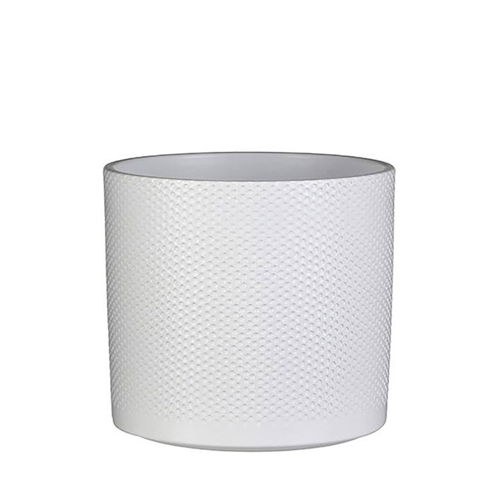 Mica Decorations Pot de fleurs Era en céramique blanc Ø 23 x 21,5 cm Mica Decorations Pot de fleurs Era en céramique blanc Ø 23 x 21,5 cm