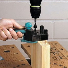 Wolfcraft Gabarit pour tourillons 4640000 pour tourillons de 6, 8 et 10 mm