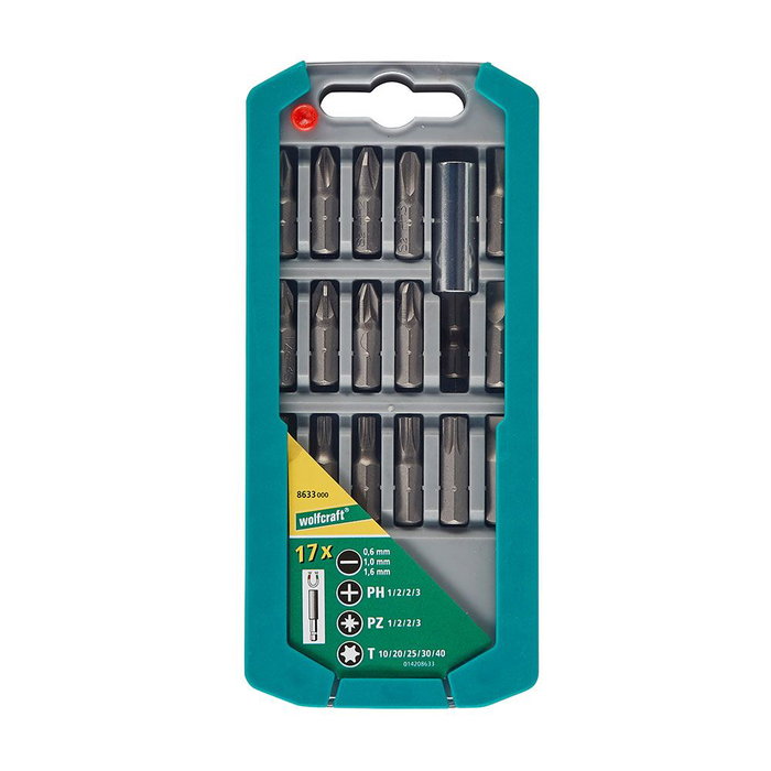 Ensemble de pointes Wolfcraft 8633000 Tournevis Ensemble de pointes Wolfcraft 8633000 Tournevis