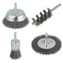 Wolfcraft Ensemble de brosses 2133000 Acier Plastique