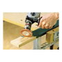 Wolfcraft Brosse à disque nylon Ø75 x 10 mm queue hexagonale 1/4 pouce rouge