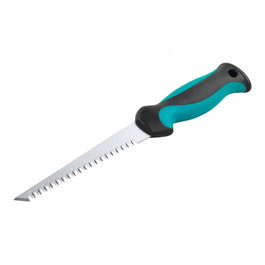 Wolfcraft Sierra de punta manuelle pour découpes avec poignée 2 composants, 320 x 45 x 30 mm, usage pro/domestique